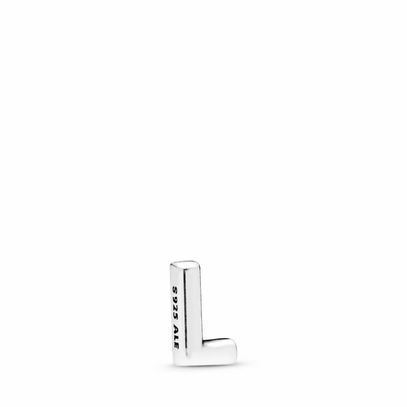 Pandora Letter L Petite Locket Charm Silver Egypt CI3671805